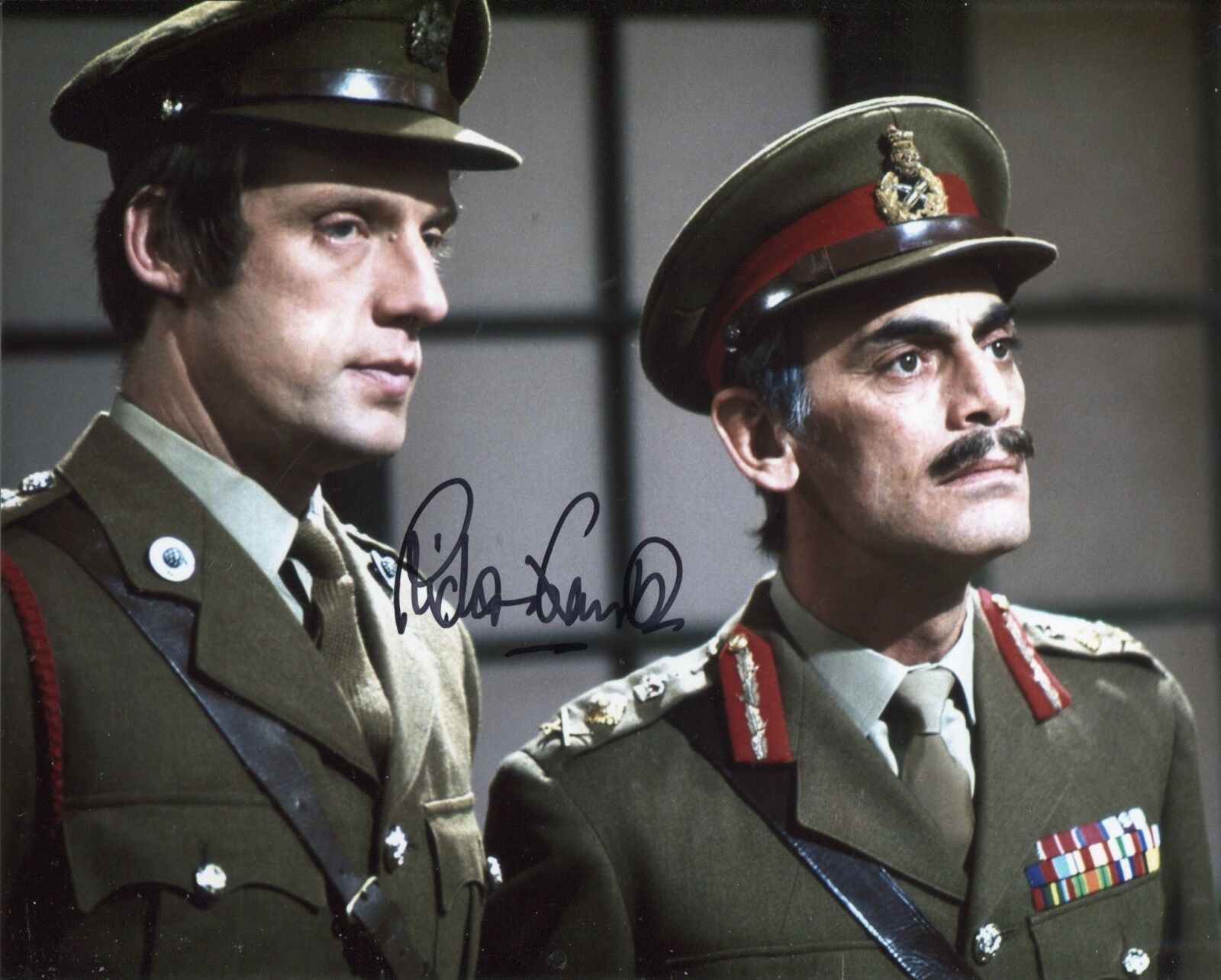 Actor Richard Franklin signed DOCTOR WHO 8x10 Photo Poster painting UACC DEALER