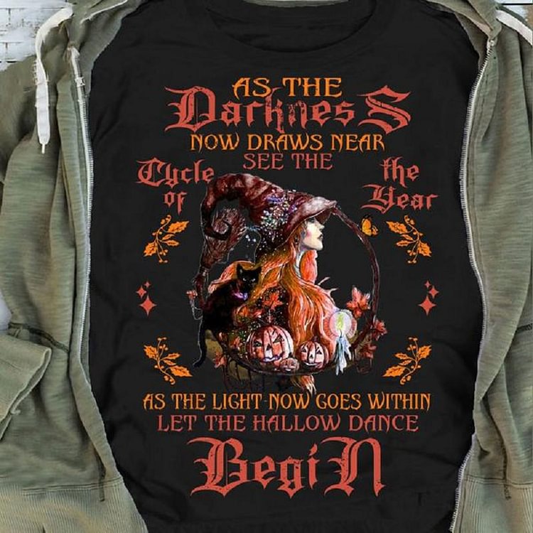 Witch And Text Printed Halloween Theme Casual T-Shirt