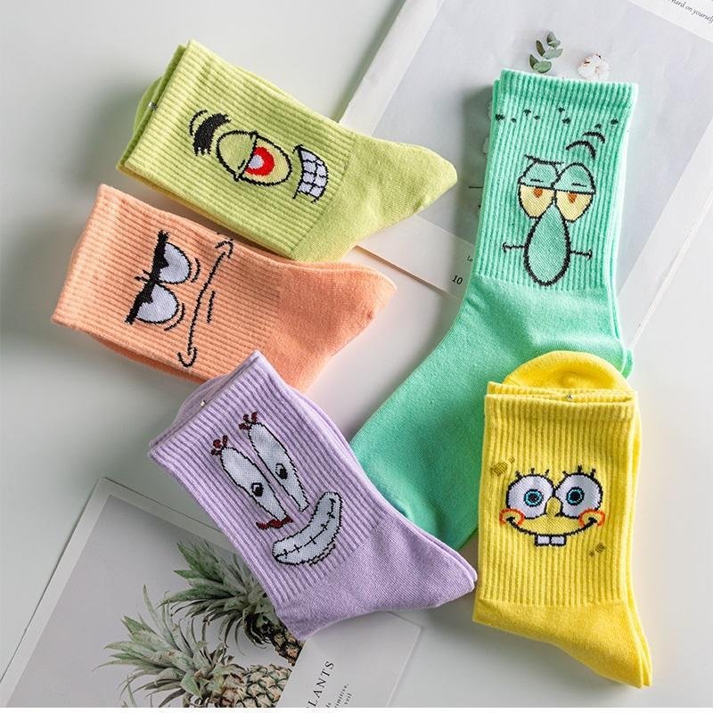 SPONGEBOB SOCKS (5 pairs)