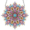 4Pcs Diamond Painting Mandala Window Pendants Suncatcher Hanging Kits for Home Porch Farmhouse