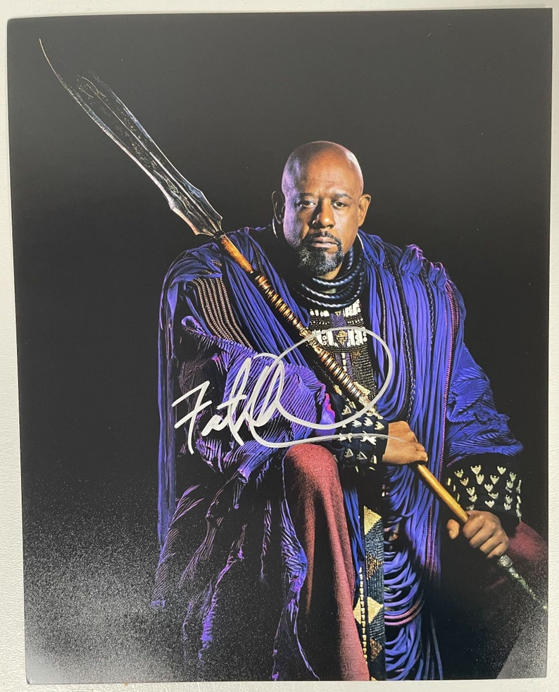 Forest Whitaker Signed Autographed Black Panther