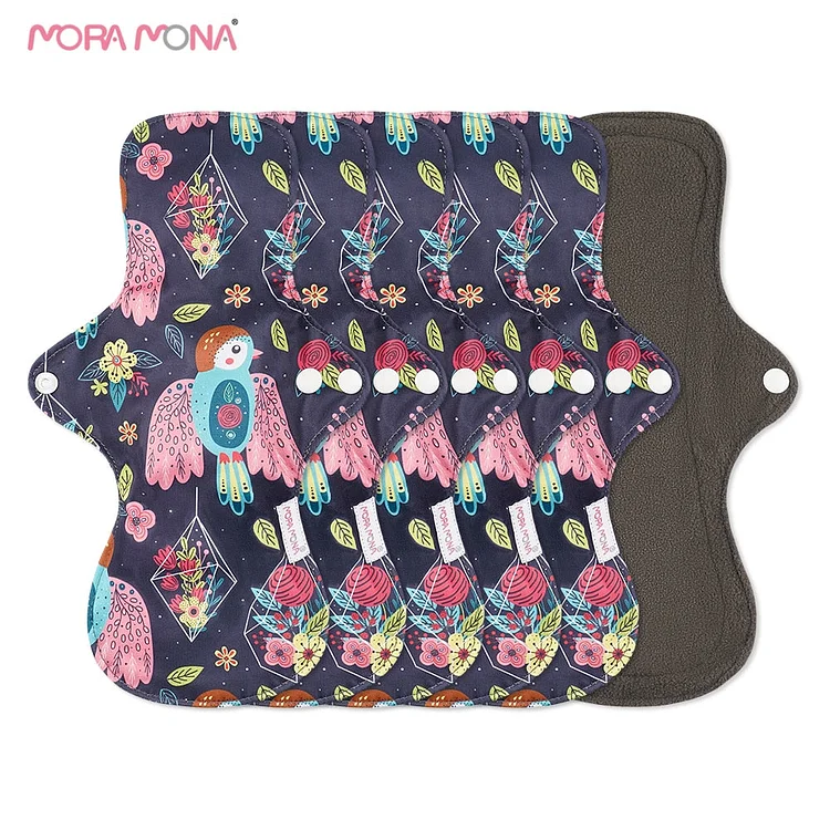 Reusable Stay-Dry Leakage & Period Pads - 5 Pack