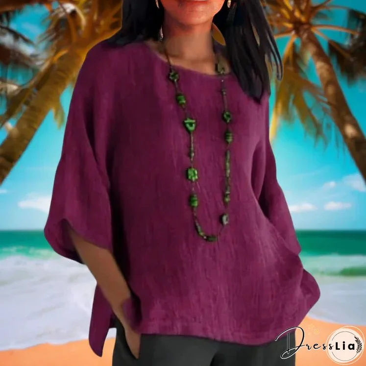 Anabella - Summer Linen Top