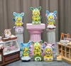 Eevee Family Cosplay Pikachu Enjoying Afternoon Tea Set - Pokemon Resin Statue - QN Studios