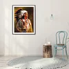 Diamond Painting -DIY Round Drill Old Indian