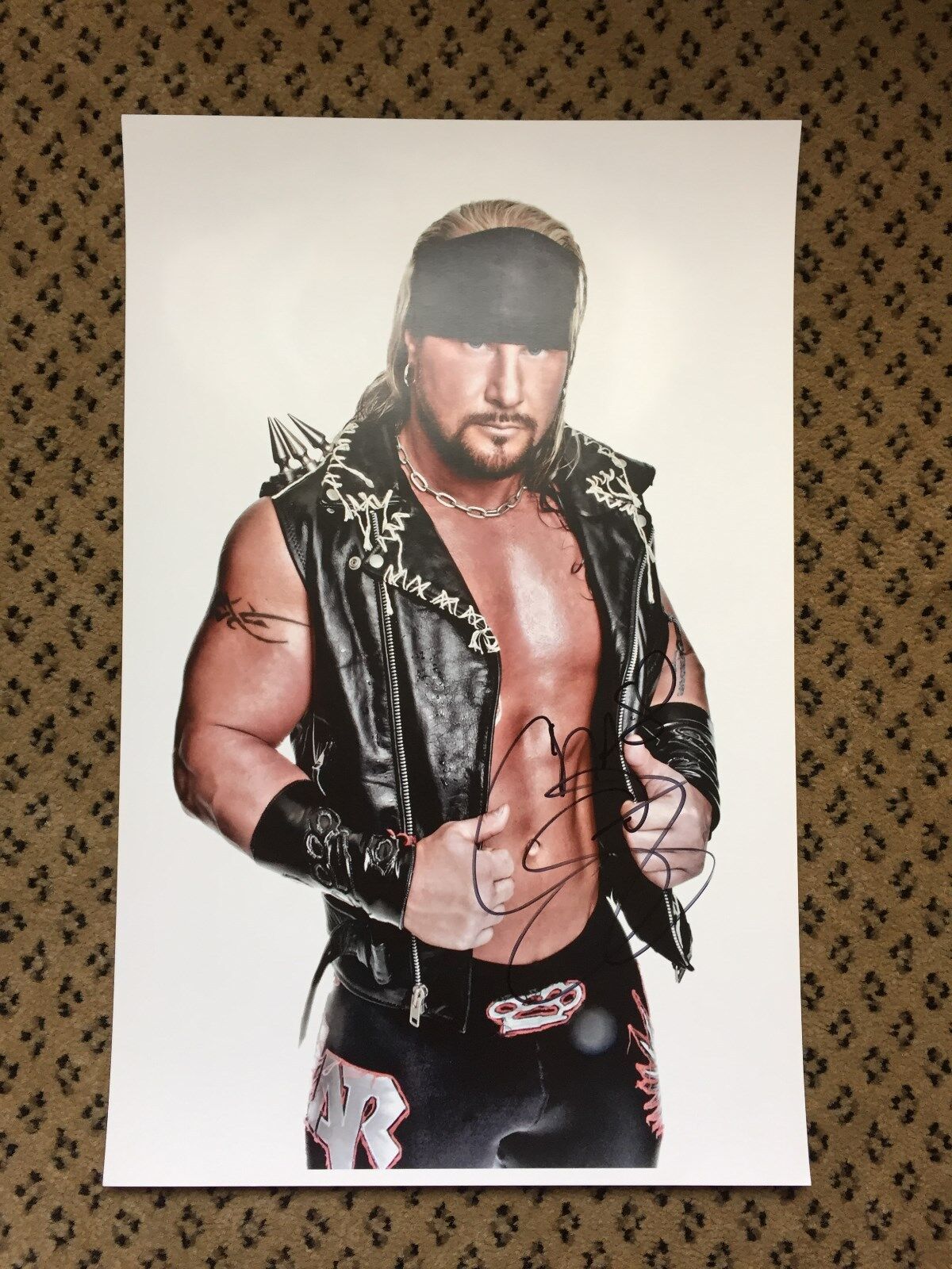 Chase Stevens - Wrestling star signed Photo Poster painting