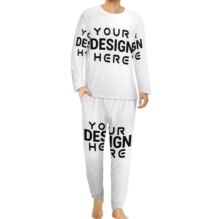Personalized Design Men's Pajama Suit Full Print