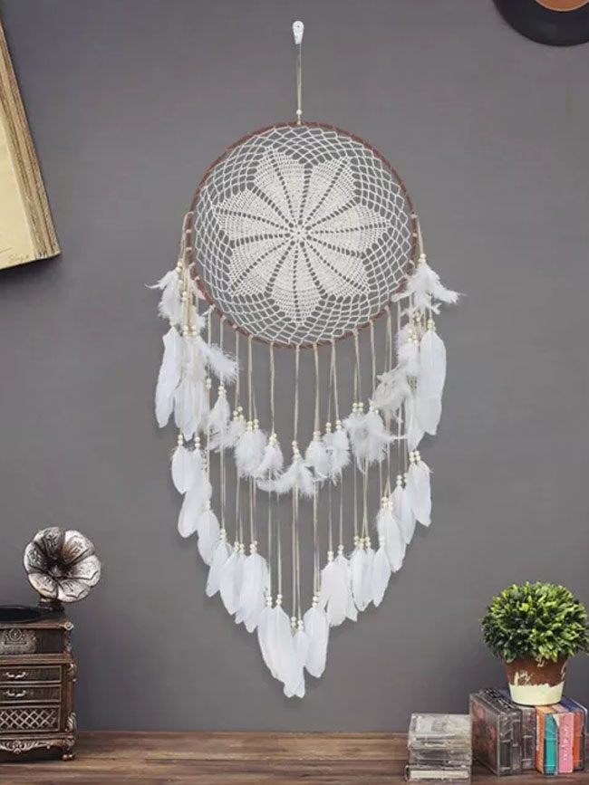 40cm Dream Catchers Handmade Traditional Original Circular Net Feathers Wall Hanging Decoration