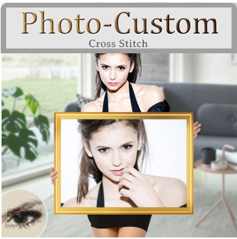 

DIY Photo - Custom Cross Stitch 11CT Stamped, 86*126cm, 501 Original