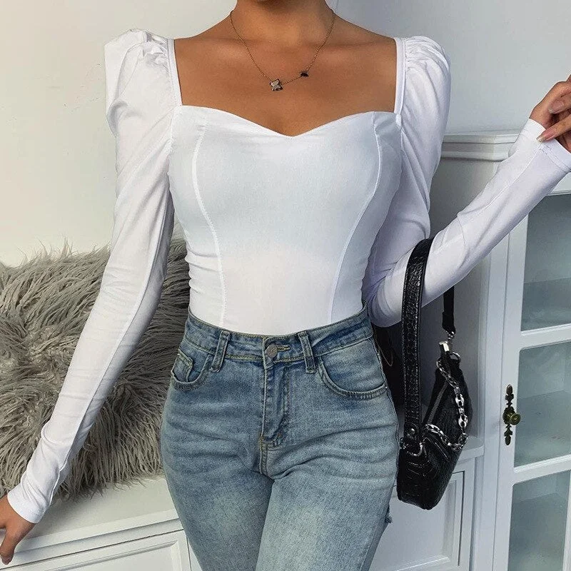 Women T-shirt  Long Sleeve V Collar Top 2020 Fashion Autumn New Solid Color Skinny Fitting Casual Tees for Shopping Daily Wear