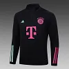 2023/2024 Bayern Half-Pull Training Suit black Jersey Set 1:1 Thai Quality
