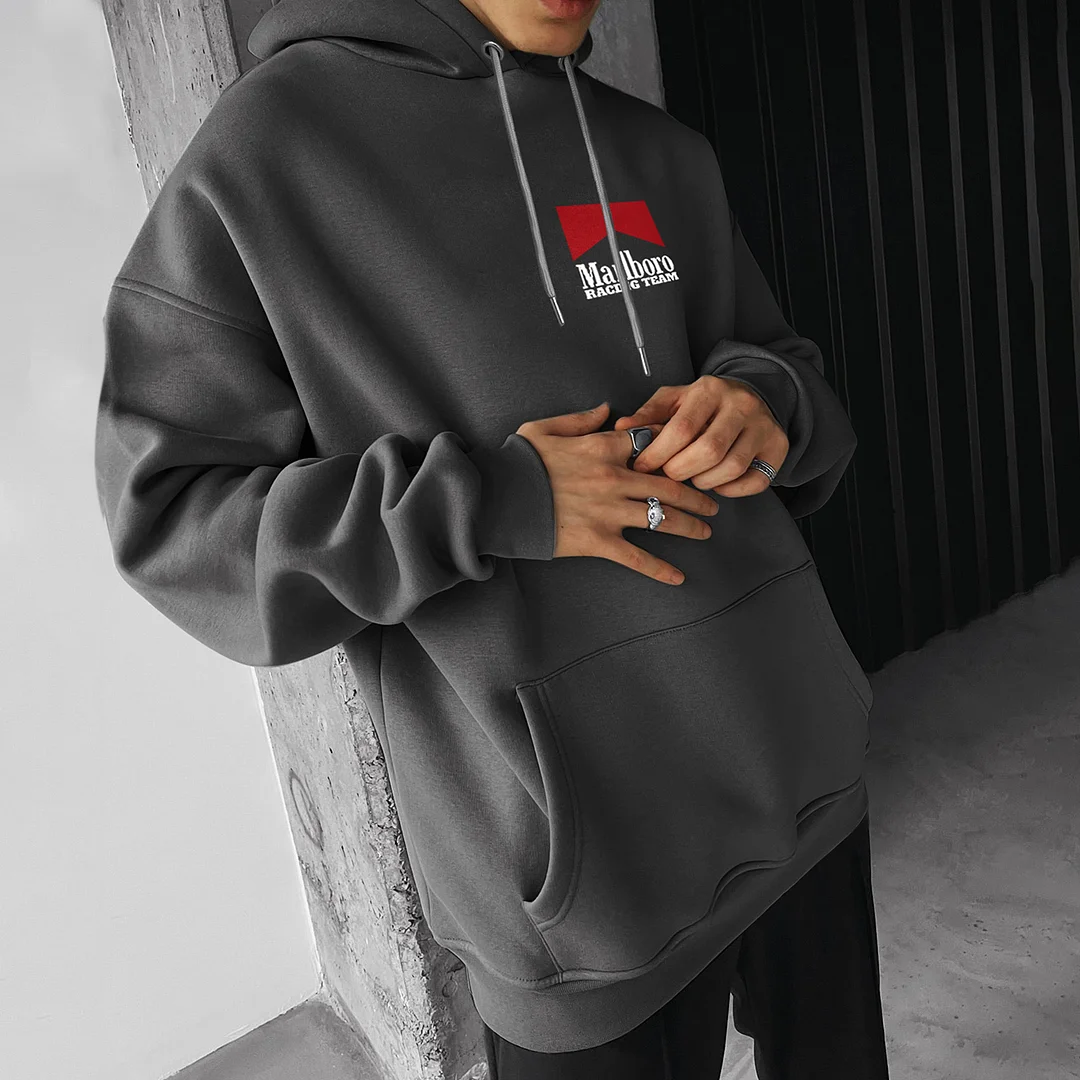 Hip-hop trendy pattern casual hoodie