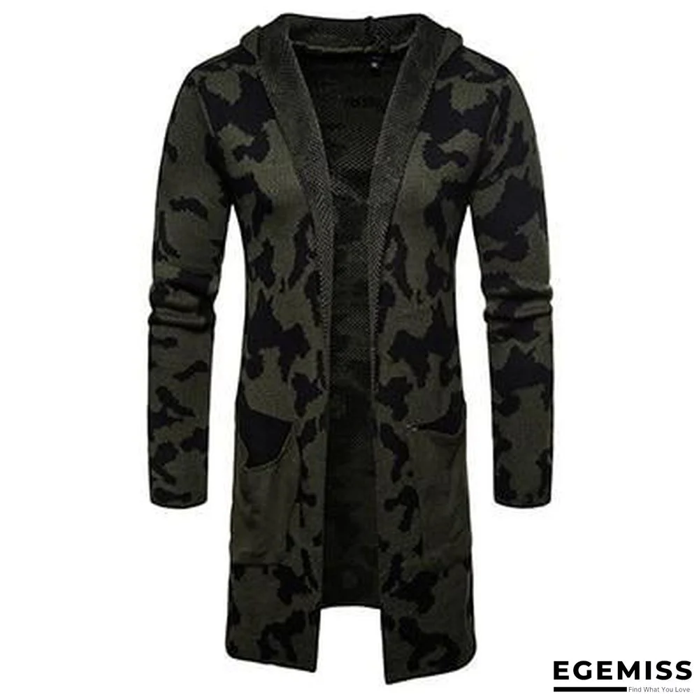 Men Casual Sweater Cardigan Men Winter Hooded Neck Quality Knitted Brand Male Sweaters large size | EGEMISS