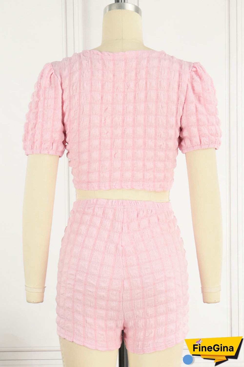 Black Sexy Solid Bandage Patchwork V Neck Short Sleeve Two Pieces