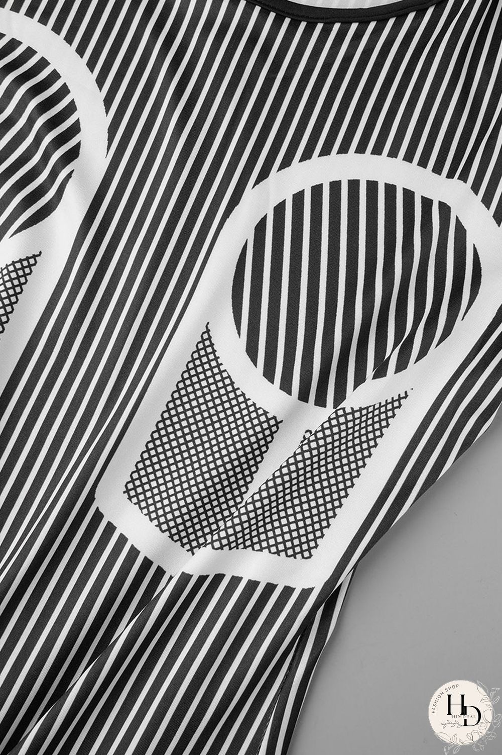 Pink Sexy Striped Print Patchwork O Neck Skinny Jumpsuits