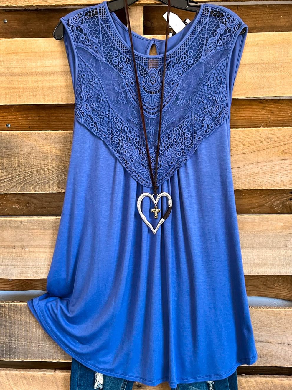 Crew Neck Casual Sleeveless Floral Pattern Top