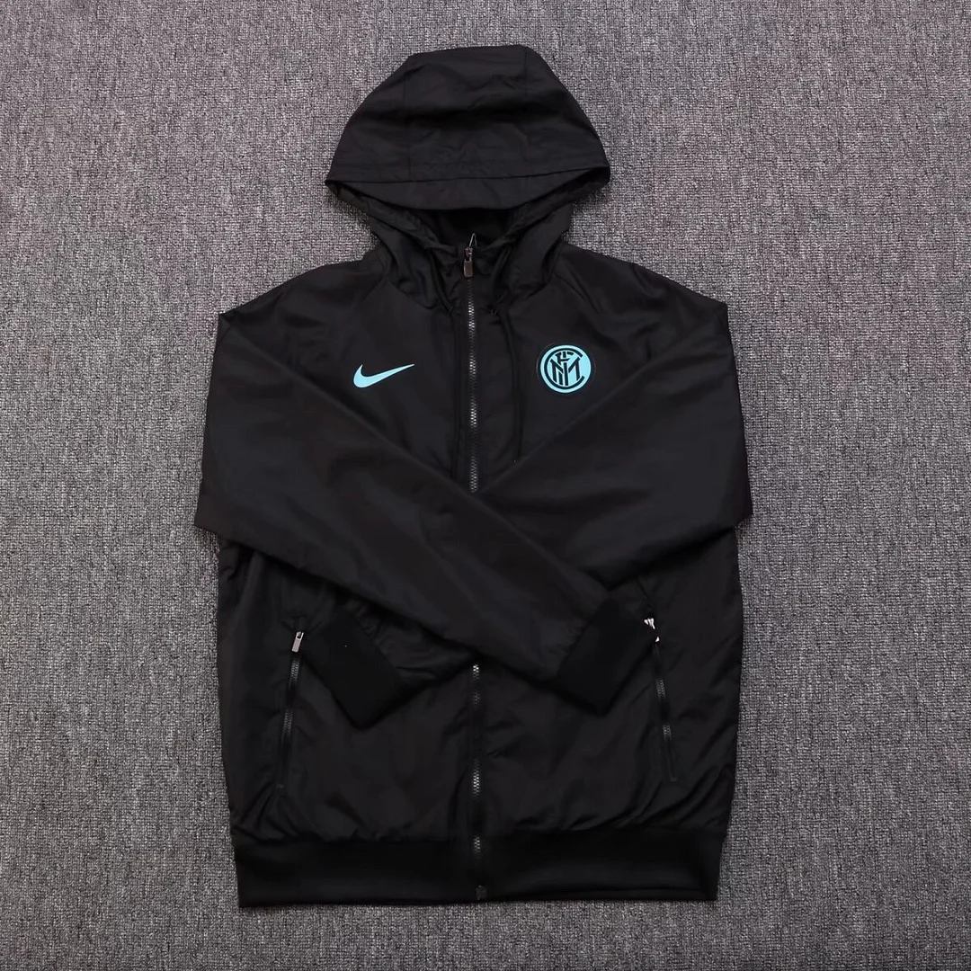 2024/2025 Inter Milan Windbreaker Black Jersey 1:1 Quality Thai