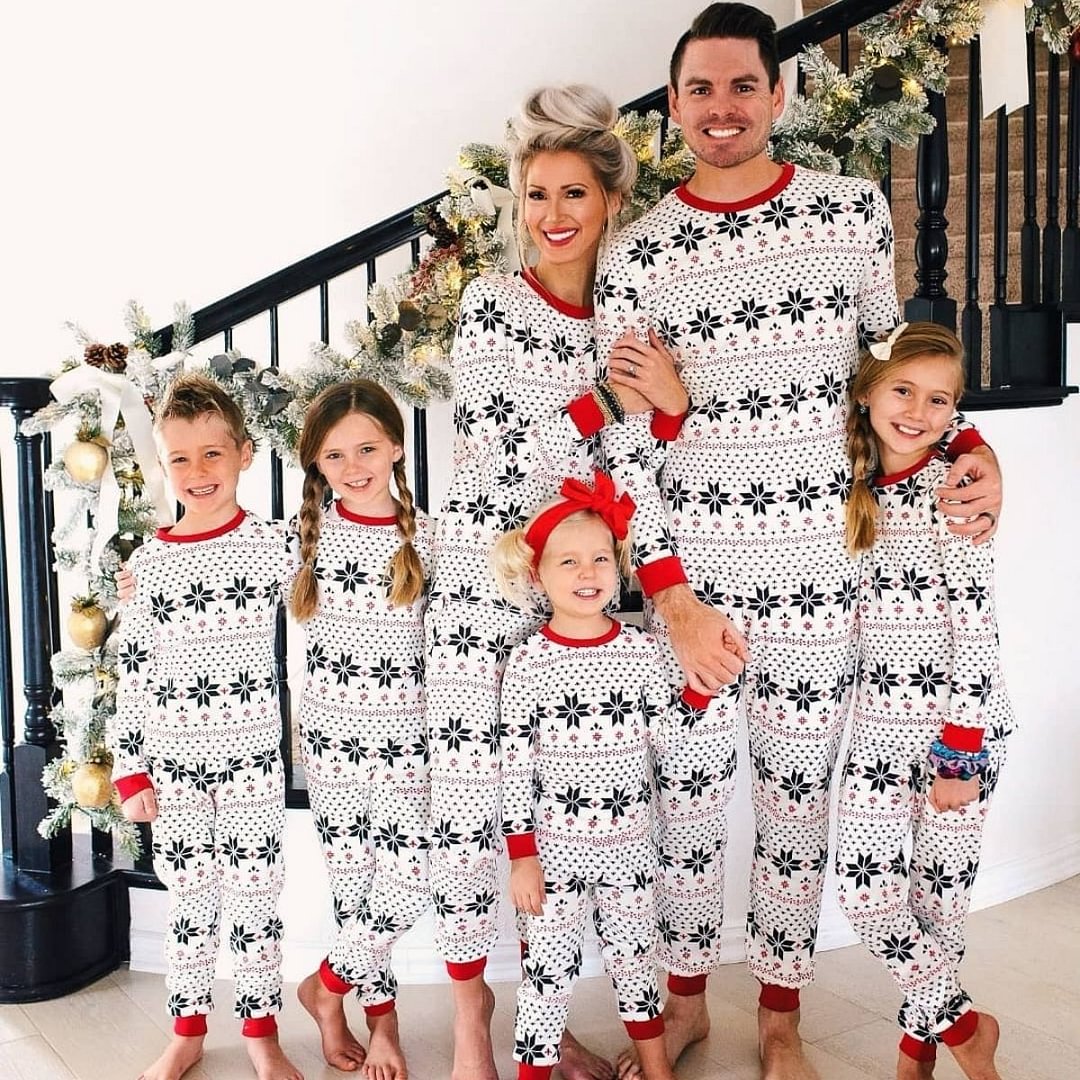 Christmas Snowflake Pajamas