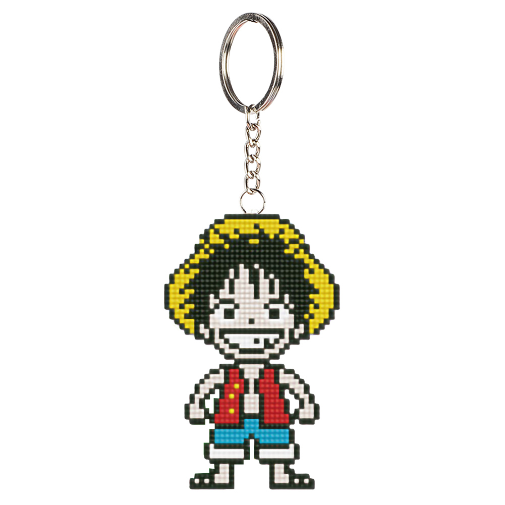 

Great Navigator-Luffy - Bead Embroidery Cross Stitch - Keychain, 501 Original