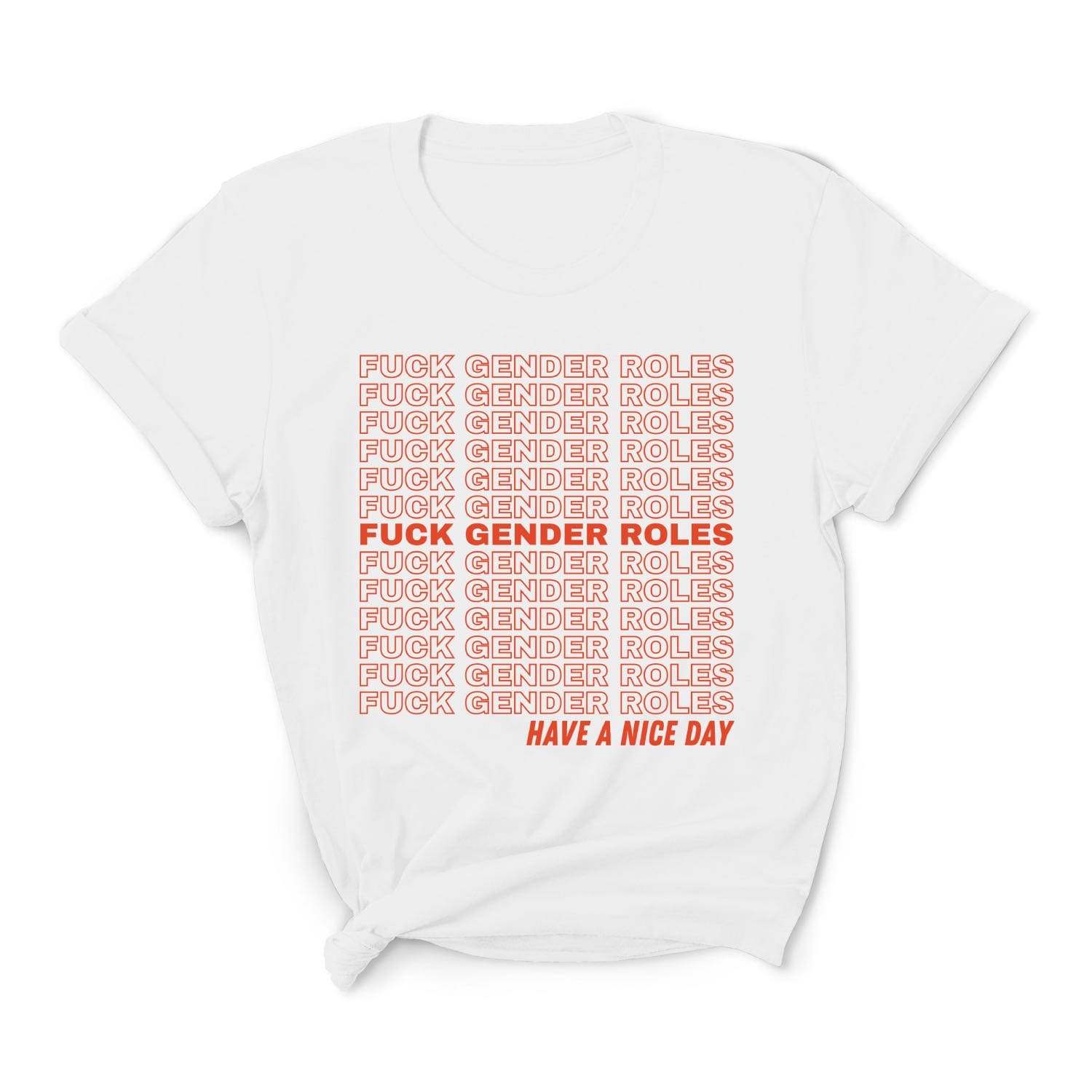 Sarcastic non-cisgender t-shirt