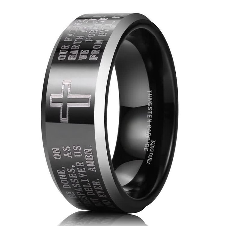 FREE Today:  The Lord's Prayer Cross Symbol Ring
