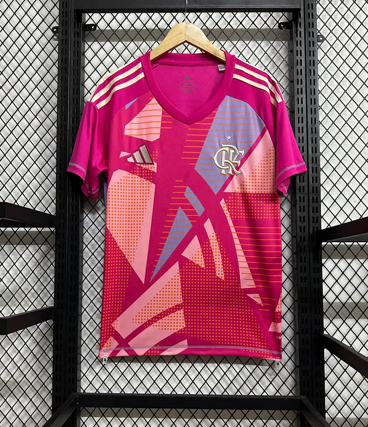 2025/26 Flamengo Goalkeeper Jersey Pink
