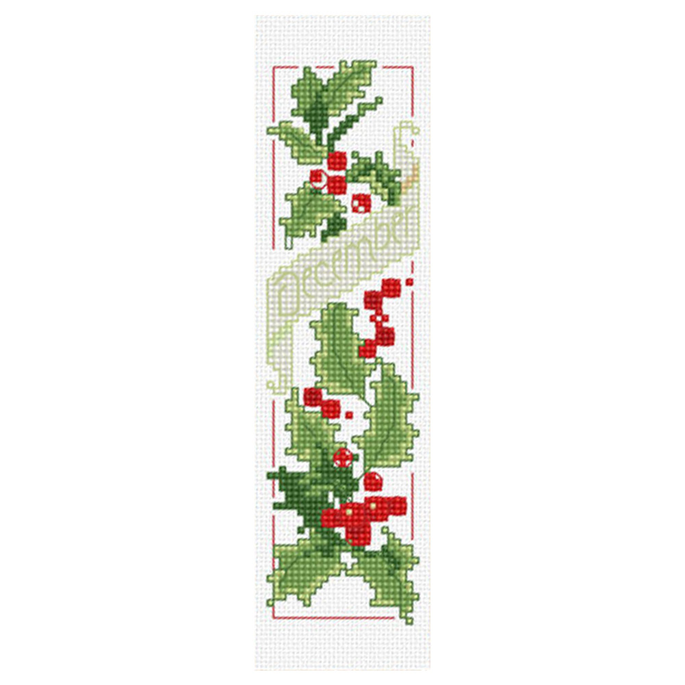 

Flower - 14CT Counted Cross Stitch - Double-sided Bookmark, 501 Original