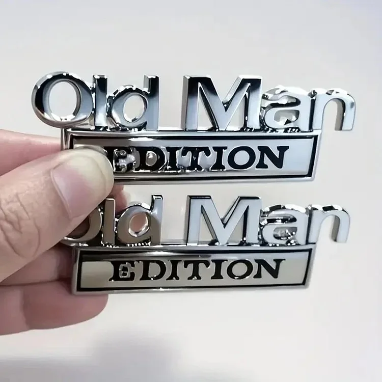 🔥Limited Time Discount 49% OFF🚗 Old Man Edition Car Emblem 