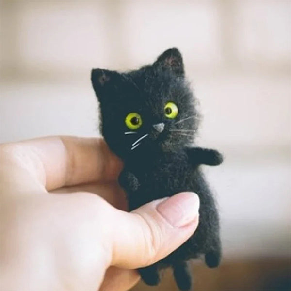 DIY Cat Wool Felt Kit for Cat Lovers