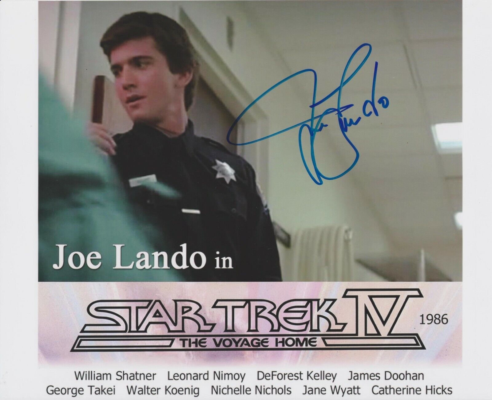 Joe Lando Star Trek Original Autographed 8x10 Photo Poster painting #2
