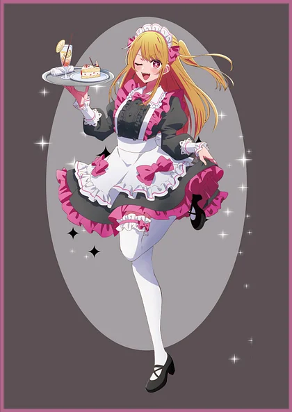 [Wetrose] In Stock Hoshino Ruby Maid Cosplay Costume Oshi no Ko Rubii Stage Singing Suit Performance Oshinoko Set