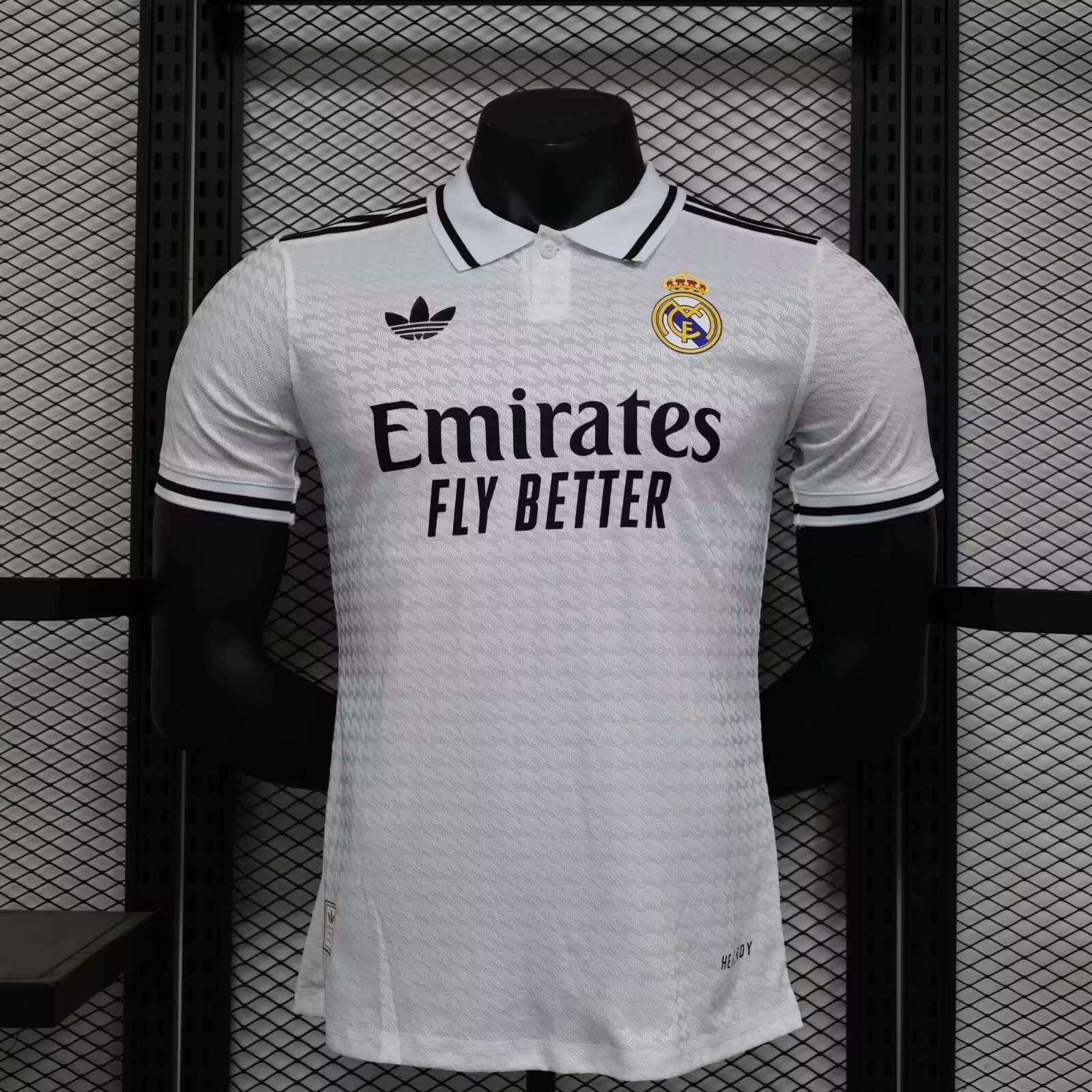 2024/2025 Player Version Real Madrid White open tube Football Shirt 1:1 Thai Quality mysite