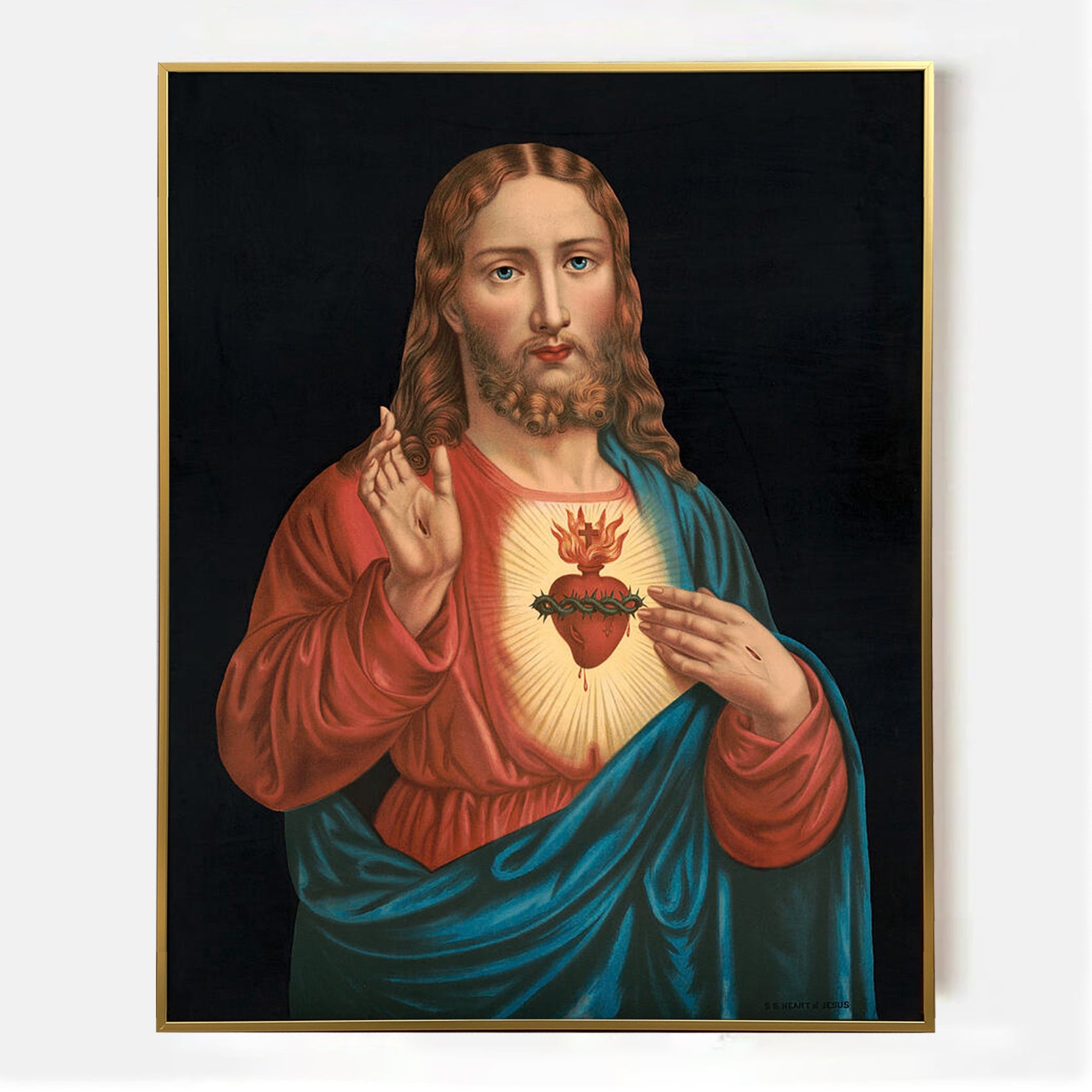 Arabelart AR1530 Heart of Jesus - Portrait oil painting | Hand-Painted Masterpiece