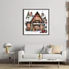 uk.everydayedeals (Limited Stock)Cross Stitch - 11ct Stamped - Chalet de No&euml;l r&eacute;tro (50*50cm)