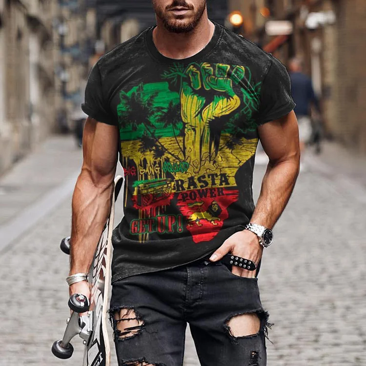 Men's Colorblock Short Sleeve T-Shirt