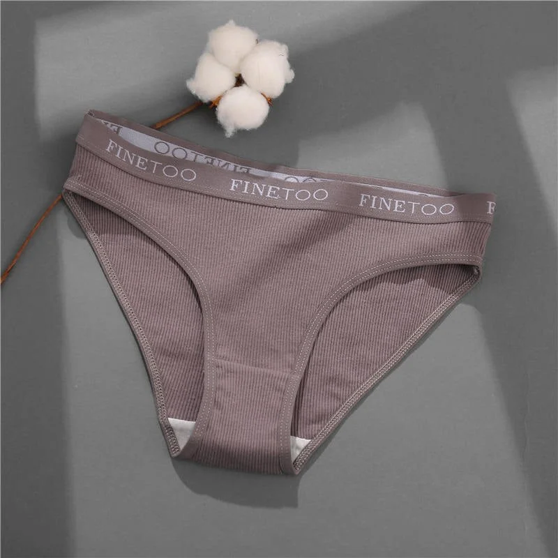 Women Cotton Panties Sexy Underwear Female Pantys Woman's Briefs Underpants Fashion Ladies Female Lingerie Solid Colors M-XXL