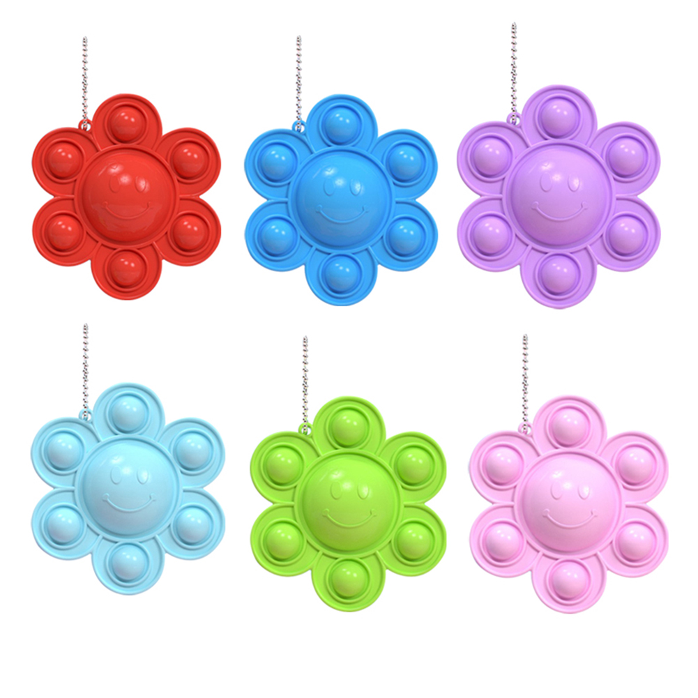 

Anti-Stress Sunflower Tie-Dye Push Bubble Relax Assembly Press Board Toy, 501 Original