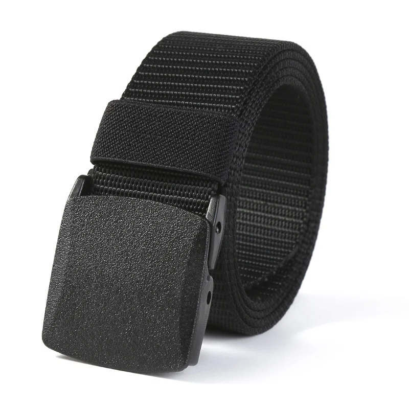 Men And Women Outdoor Tactics Adjustable Canvas Wear-Resistant Belt / [viawink] /