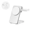 Ultra-thin Portable 3-in-1 MagSafe Magnetic Wireless Charger With Multi-angle Adjustable Aluminum Alloy Base