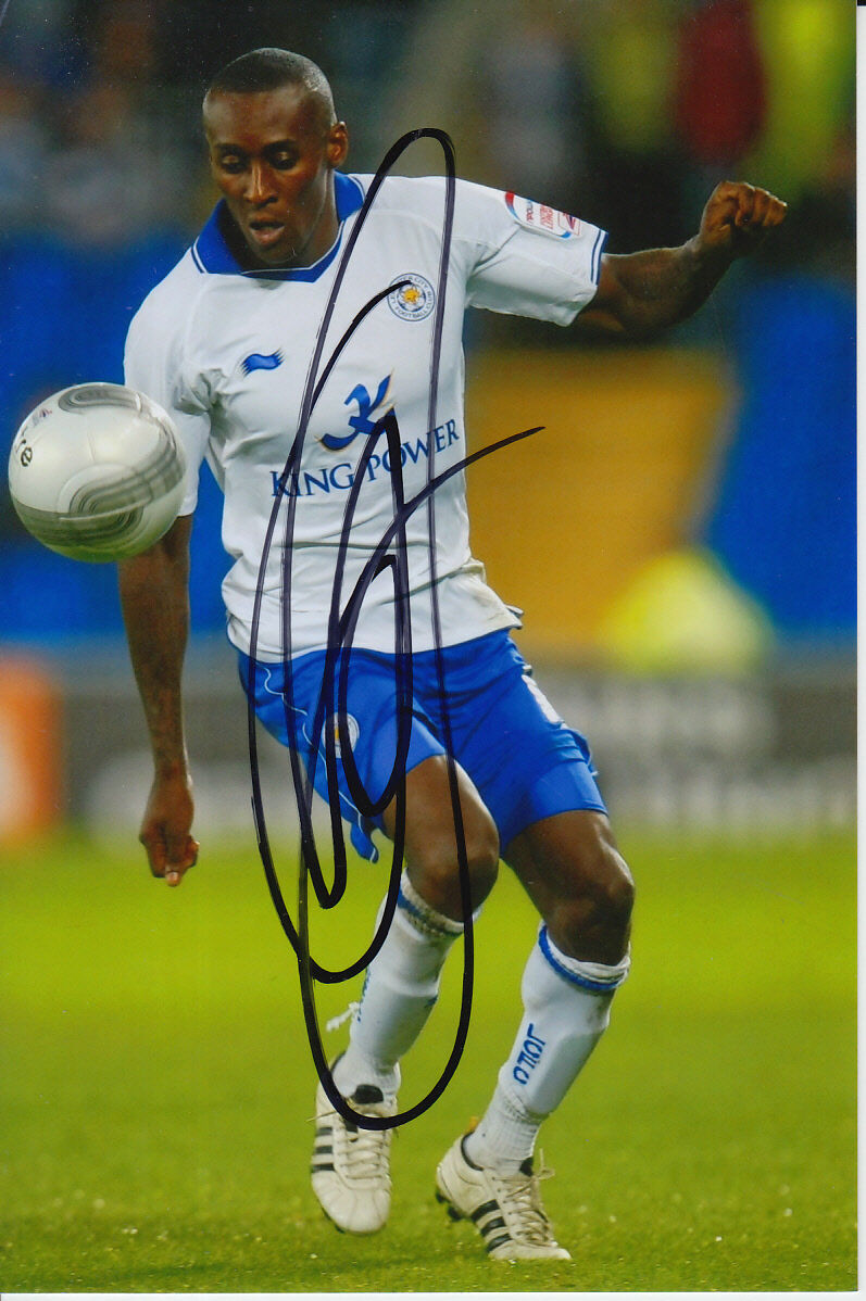 LEICESTER CITY HAND SIGNED LLOYD DYER 6X4 Photo Poster painting 2.