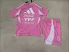 Joyfball 2025 Kids Size Argentina National Team pink Football Shirt