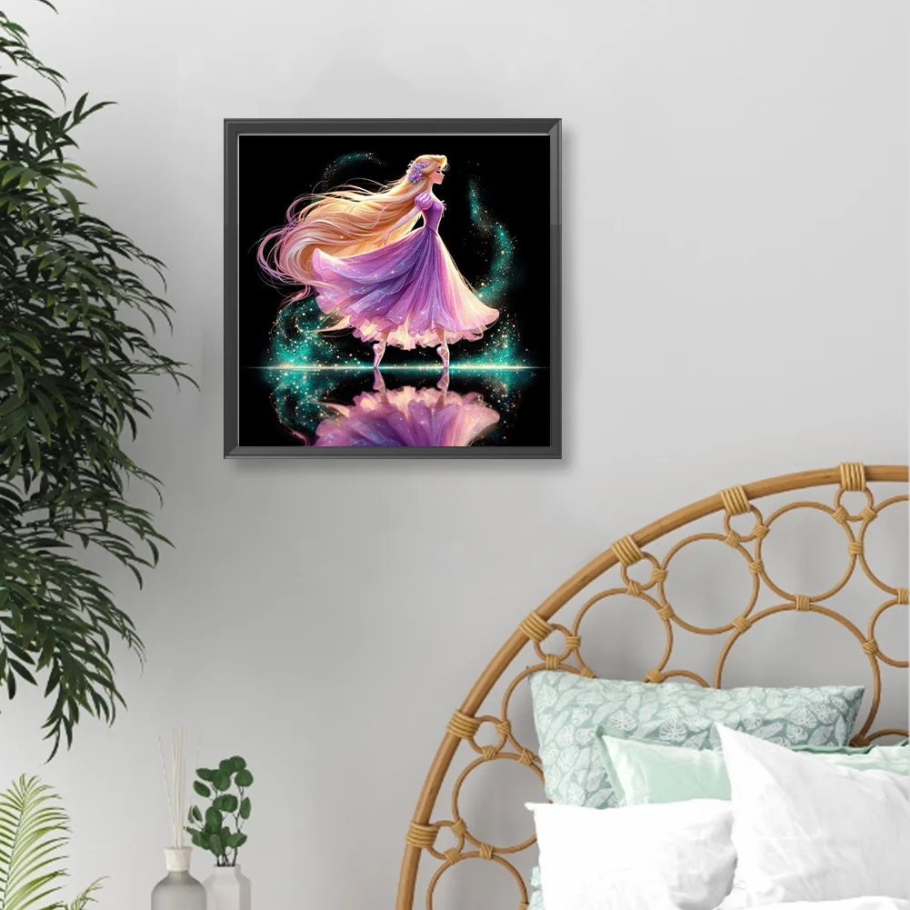 Diamond Painting - Full Round Drill - Princess Rapunzel(Canvas|40*40cm)