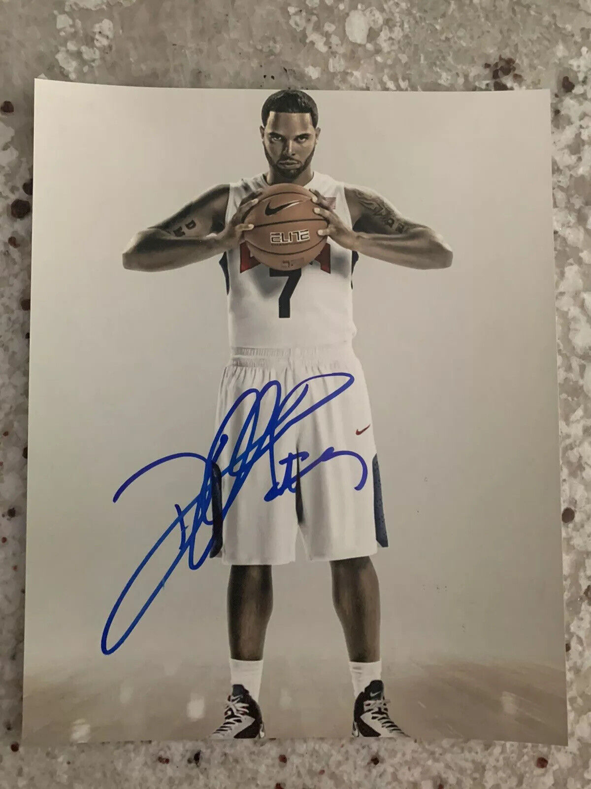 Deron Williams signed Team USA 8X10 Photo Poster painting Utah Jazz