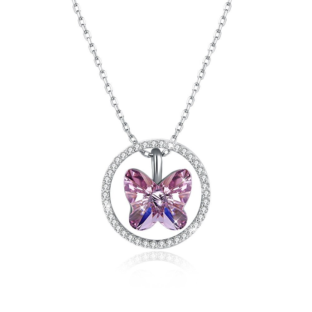 Fashion Trend Ring Girl Necklace With Pendant