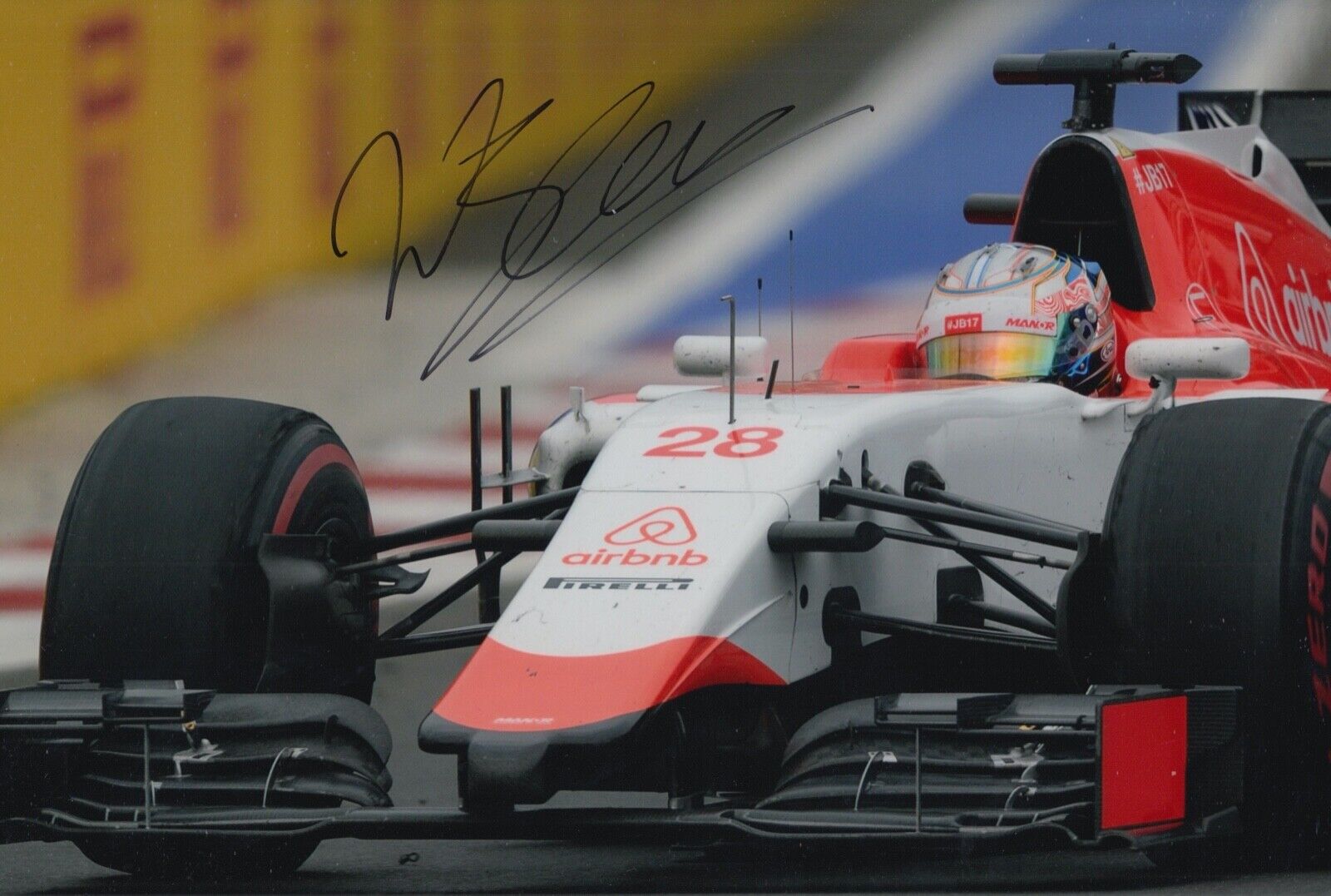 Will Stevens Hand Signed 12x8 Photo Poster painting F1 Autograph Manor Marussia 16