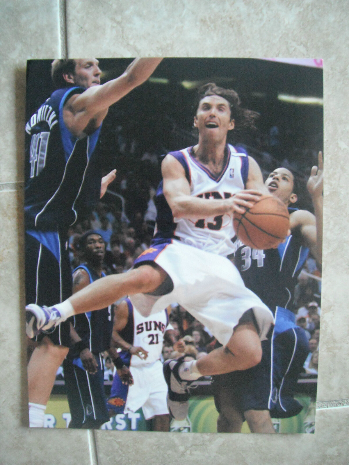 Steve Nash Phoenix Suns Live Color 11x14 Promo Photo Poster painting Basketball #3