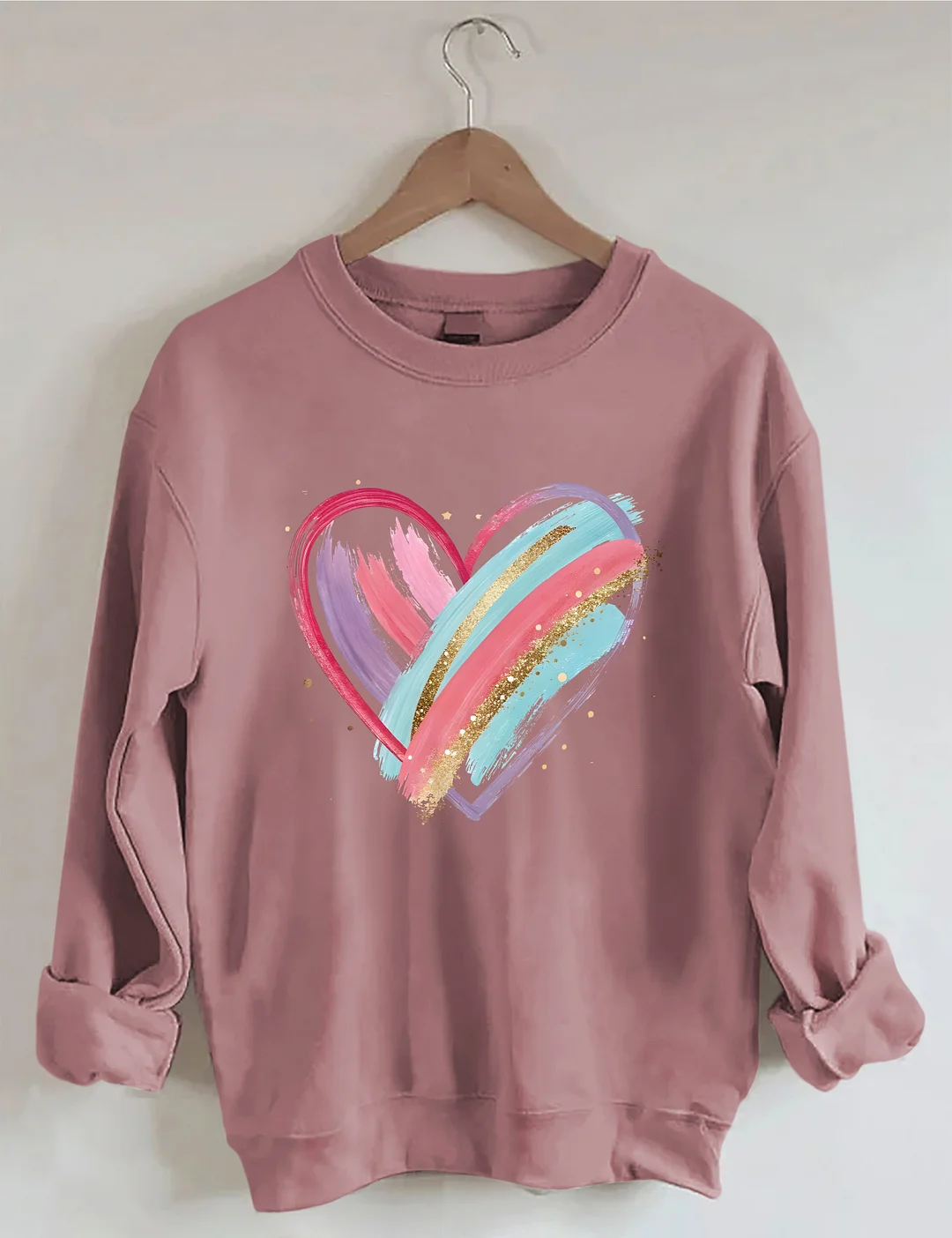 Valentines Day Heart Sweatshirt