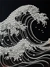 Diamond Painting-DIY Special Shaped Drill Pearl Painting Rolling Waves(35x45cm)