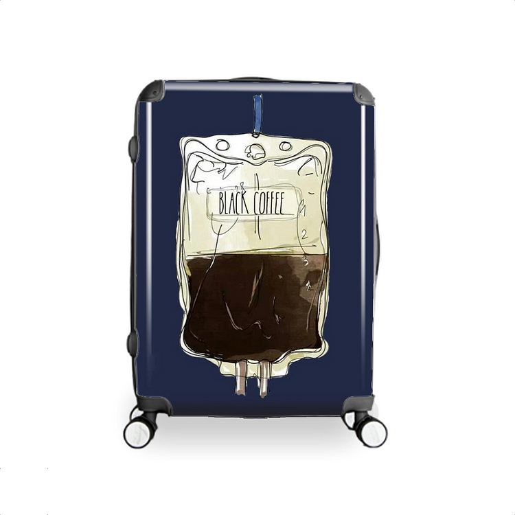 Black Coffee Infusion, Coffee Hardside Luggage