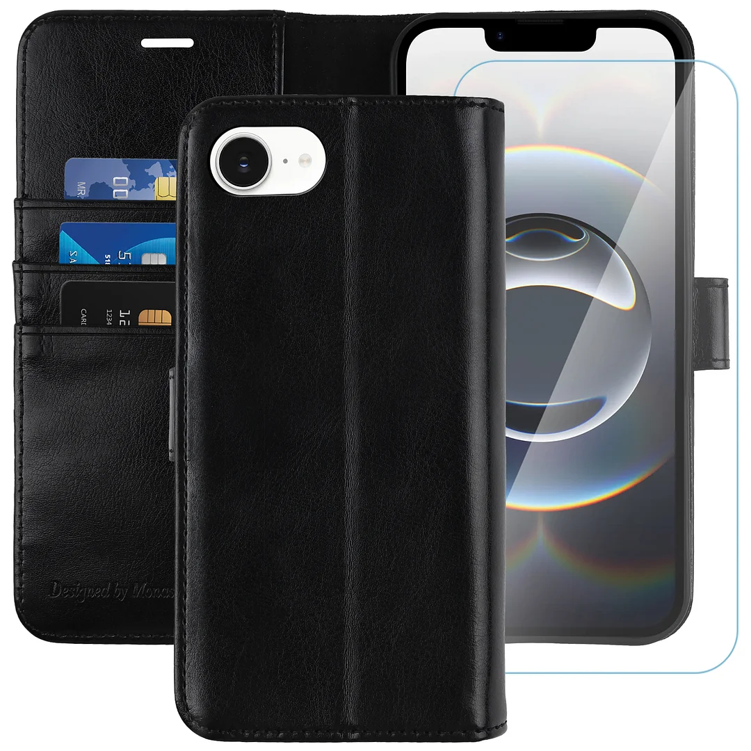 MONASAY Wallet Case for iPhone 16e 5G